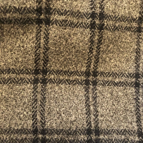 Grey and Black Plaid Armani Exchange Button Down - Picture 2 of 4